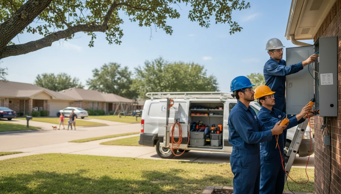 Certified electrician providing emergency electrical services in Marysville, OH